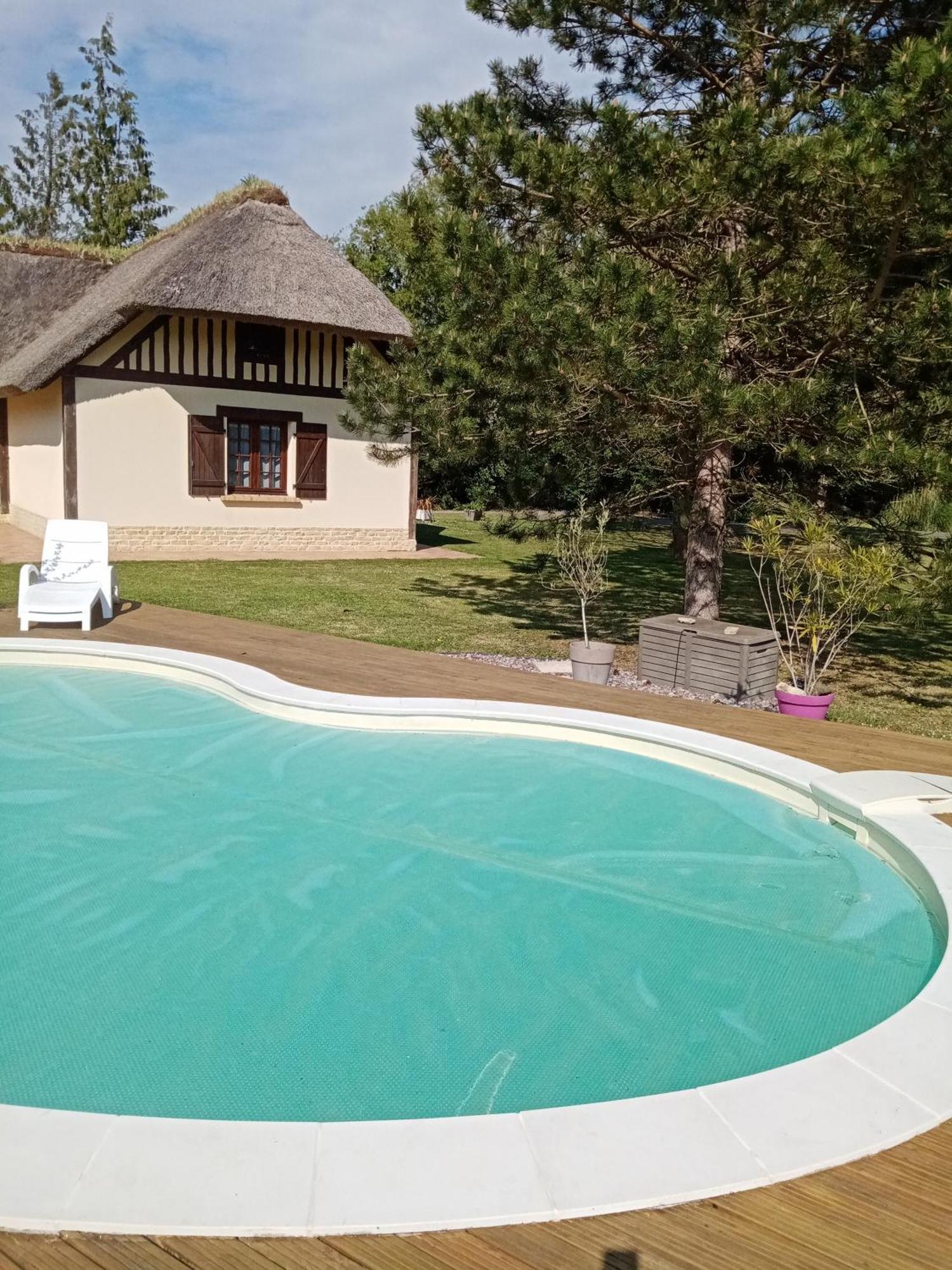 Maison Traditionnelle Normande Avec Piscine Hotot-en-Auge المظهر الخارجي الصورة